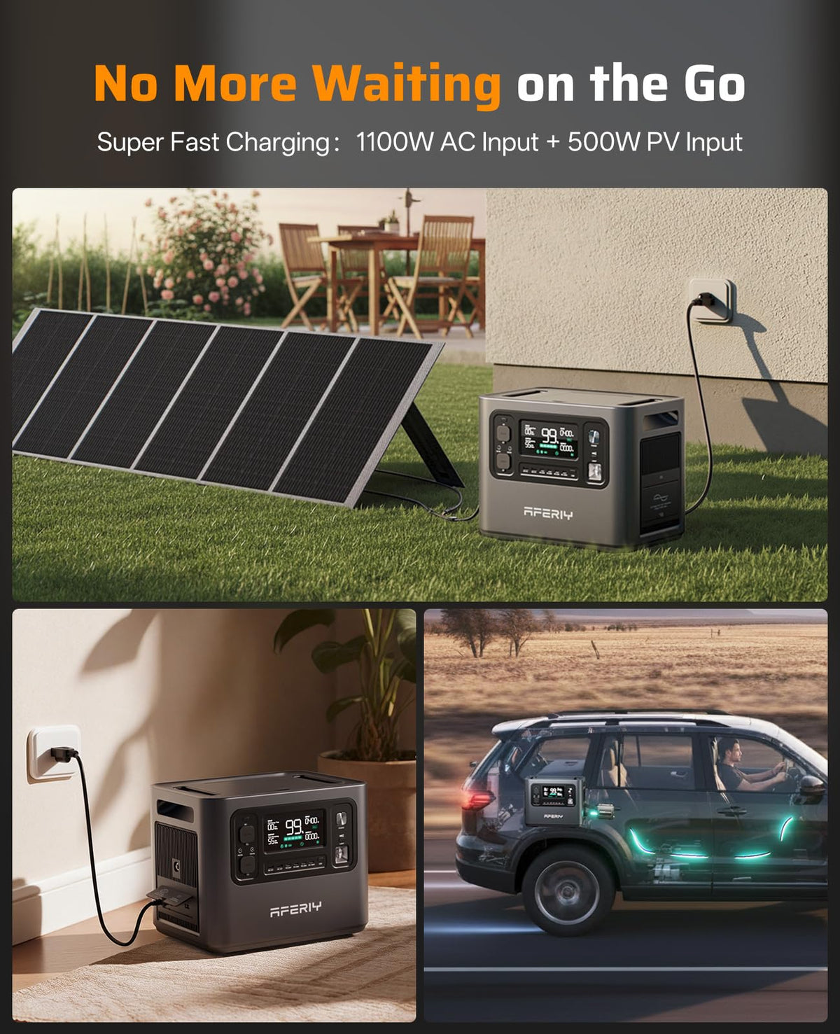 P210 Solar Generator 2048Wh Portable Power Station 2400W